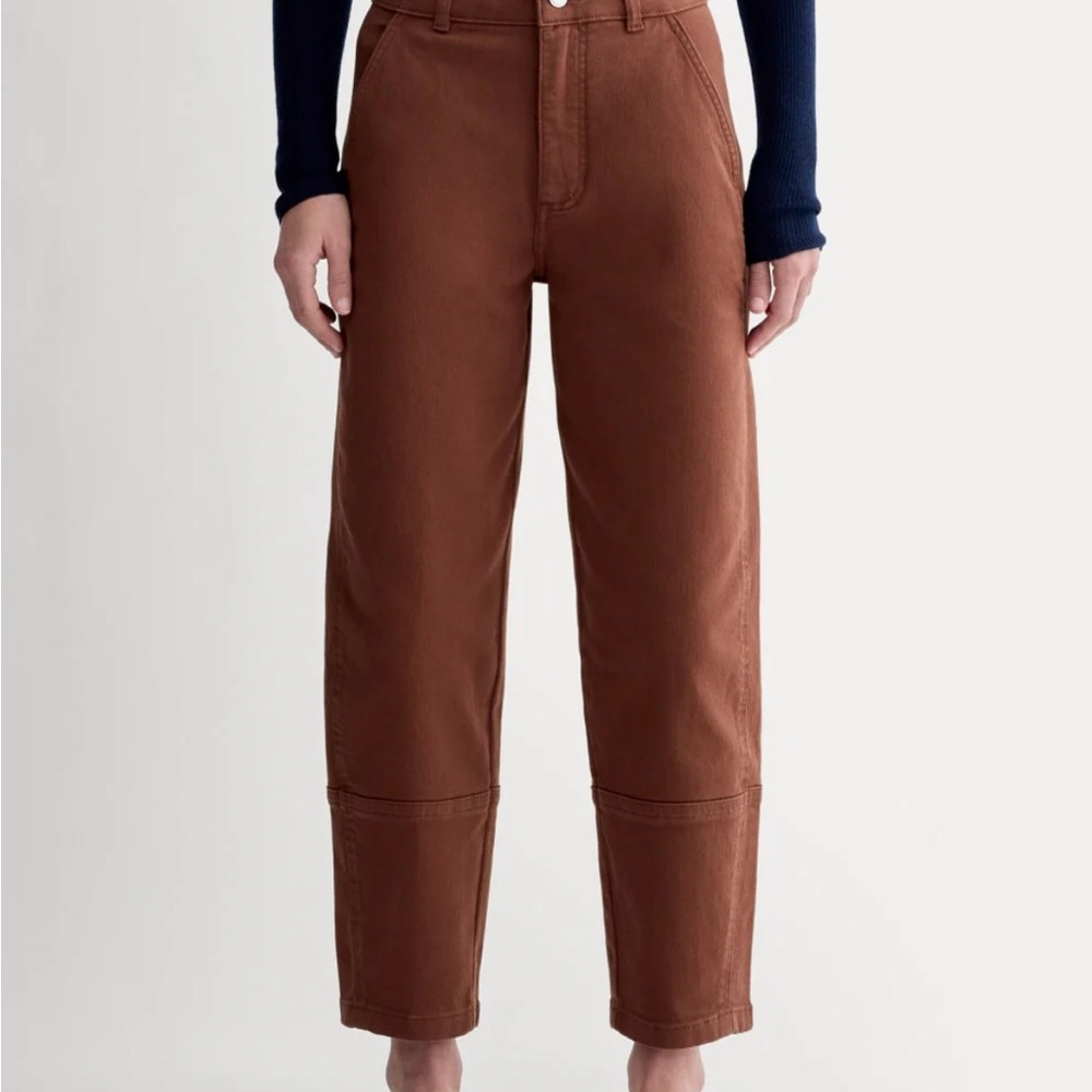 Womens maroon Everlane Utility pant
